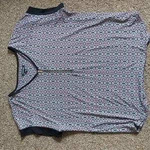 Colorful print blouse